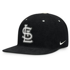 St. Louis Cardinals Pro Corduroy Structured Snapback Hat Black