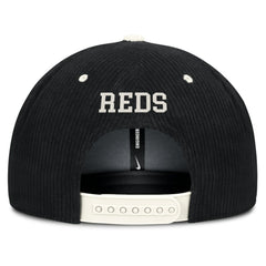 Cincinnati Reds Pro Corduroy Structured Snapback Hat Black