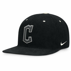 Cleveland Guardians Pro Corduroy Structured Snapback Hat Black