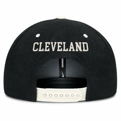Cleveland Guardians Pro Corduroy Structured Snapback Hat Black
