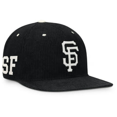 San Francisco Giants Pro Corduroy Structured Snapback Hat Black