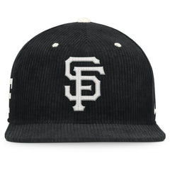 San Francisco Giants Pro Corduroy Structured Snapback Hat Black