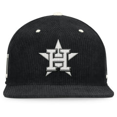 Houston Astros Pro Corduroy Structured Snapback Hat Black
