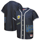 Golden State Warriors x DANNIJO Women's Fashion Baseball Jersey sale - Blue cheap