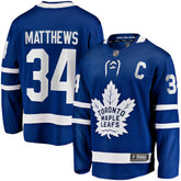Auston Matthews Toronto Maple Leafs Fanatics Captain Patch Home Breakaway Player Jersey - Blue Jerseys