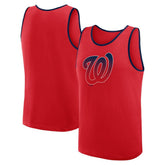Washington Nationals Logo Athletic Unmatched Success Tank Top Red