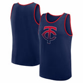 Minnesota Twins Logo Athletic Unmatched Success Tank Top Navy