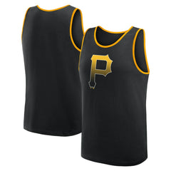 Pittsburgh Pirates Logo Athletic Unmatched Success Tank Top Black