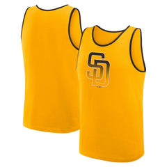 San Diego Padres Logo Athletic Unmatched Success Tank Top Gold