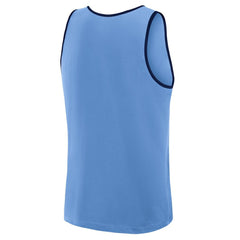 Tampa Bay Rays Logo Athletic Unmatched Success Tank Top Light Blue