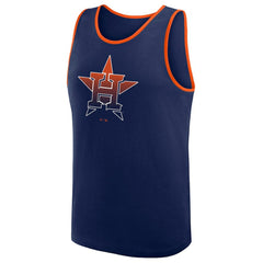 Houston Astros Logo Athletic Unmatched Success Tank Top Navy