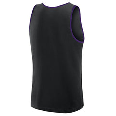 Colorado Rockies Logo Athletic Unmatched Success Tank Top Black