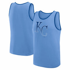 Kansas City Royals Logo Athletic Unmatched Success Tank Top Light Blue