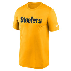 Pittsburgh Steelers Primetime Legend Wordmark Performance T-Shirt - Gold sale