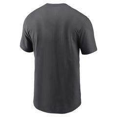 Denver Broncos Primetime Wordmark Essential T-Shirt - Anthracite outlet