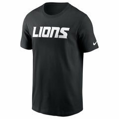 Detroit Lions Primetime Wordmark Essential T-Shirt - Black for sale