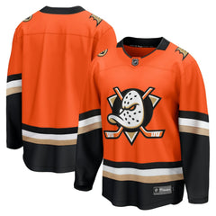 Anaheim Ducks Fanatics Home Breakaway Jersey - Orange Jerseys