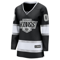 Los Angeles Kings Fanatics Women's Home Breakaway Custom Jersey - Black Jerseys