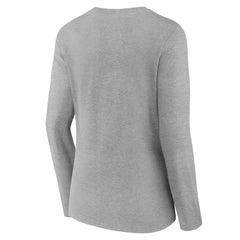 Jacksonville Jaguars Women's Classic Logo Long Sleeve V-Neck T-Shirt - Gray cheap