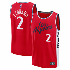 Kawhi Leonard LA Clippers Youth Fast Break Replica Player Jersey - Statement Edition - Red cheap