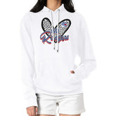 New York Rangers G-III 4Her by Carl Banks Women's Animal Print Heart Fleece Pullover Hoodie - White Hoodies