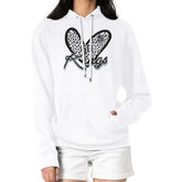 Los Angeles Kings G-III 4Her by Carl Banks Women's Animal Print Heart Fleece Pullover Hoodie - White Hoodies