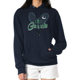 Vancouver Canucks G-III 4Her by Carl Banks Women's Animal Print Heart Fleece Pullover Hoodie - Navy Hoodies
