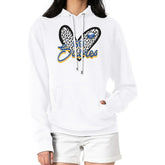 Buffalo Sabres G-III 4Her by Carl Banks Women's Animal Print Heart Fleece Pullover Hoodie - White Hoodies