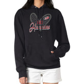 Carolina Hurricanes G-III 4Her by Carl Banks Women's Animal Print Heart Fleece Pullover Hoodie - Black Hoodies
