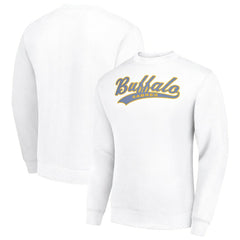Buffalo Sabres Starter Tailsweep City Pullover Sweatshirt - White Sweatshirts