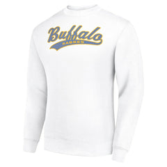 Buffalo Sabres Starter Tailsweep City Pullover Sweatshirt - White Sweatshirts