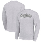 Anaheim Ducks Starter Tailsweep City Pullover Sweatshirt - Heather Gray Sweatshirts