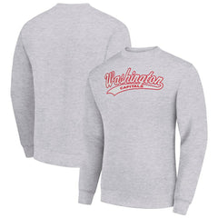 Washington Capitals Starter Tailsweep City Pullover Sweatshirt - Heather Gray Sweatshirts