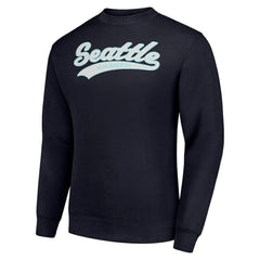 Seattle Kraken Starter Tailsweep City Pullover Sweatshirt - Navy Sweatshirts