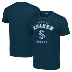 Seattle Kraken Starter Logo T-Shirt - Navy T-shirts