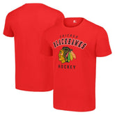Chicago Blackhawks Starter Logo T-Shirt - Red T-shirts