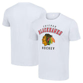 Chicago Blackhawks Starter Logo T-Shirt - White T-shirts