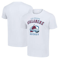 Colorado Avalanche Starter Logo T-Shirt - White T-shirts