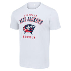 Columbus Blue Jackets Starter Logo T-Shirt - White T-shirts