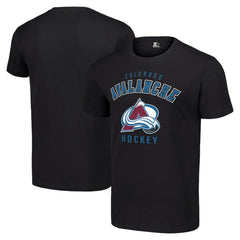 Colorado Avalanche Starter Logo T-Shirt - Black T-shirts