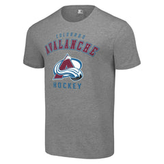 Colorado Avalanche Starter Logo T-Shirt - Heather Gray T-shirts