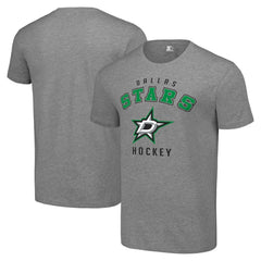 Dallas Stars Starter Logo T-Shirt - Heather Gray T-shirts