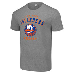 New York Islanders Starter Logo T-Shirt - Heather Gray T-shirts