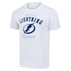 Tampa Bay Lightning Starter Logo T-Shirt - White T-shirts