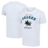 San Jose Sharks Starter Logo T-Shirt - White T-shirts