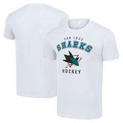 San Jose Sharks Starter Logo T-Shirt - White T-shirts