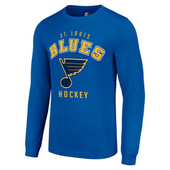 St. Louis Blues Starter Logo Long Sleeve T-Shirt - Royal T-shirts