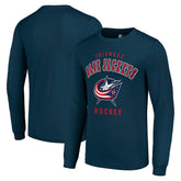 Columbus Blue Jackets Starter Logo Long Sleeve T-Shirt - Navy T-shirts