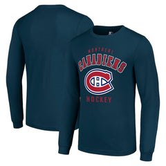 Montreal Canadiens Starter Logo Long Sleeve T-Shirt - Navy T-shirts
