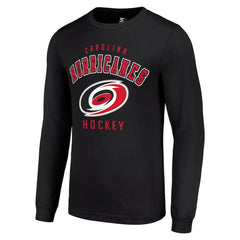 Carolina Hurricanes Starter Logo Long Sleeve T-Shirt - Black T-shirts